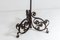A Large Scale Heavy Wrought Iron Pricket Candle Tree | English Castle Candelabra 7