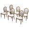 Thonet Style Hand Carved Wooden Dining Chairs, Mid-Century Modern, 1960s, Set of 6 1