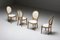 Handgeschnitzte Thonet Esszimmerstühle aus Holz, Mid-Century Modern, 1960er, 6er Set 2