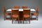 Italian Art Deco Dining Table With Marble Top Japan Inspired, Image 4