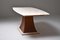 Italian Art Deco Dining Table With Marble Top Japan Inspired 5