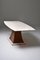 Italian Art Deco Dining Table With Marble Top Japan Inspired 14