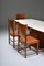 Italian Art Deco Dining Table With Marble Top Japan Inspired 15