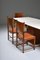 Italian Art Deco Dining Table With Marble Top Japan Inspired, Image 15
