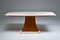 Italian Art Deco Dining Table With Marble Top Japan Inspired 3