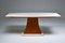 Italian Art Deco Dining Table With Marble Top Japan Inspired, Image 3