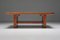 Rustic Elmwood Dining Table in the Style of Pierre Chapo, Craftsmanship, 1960s by Marcel Breuer 2