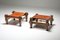 Set of Brazilian Modern Brutalist Stools, Brazil, 1960s, Image 2