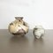 Fat Lava Abstract Pottery Vases by Ruscha, Germany, 1960s, Set of 2, Image 2