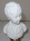 Busto pequeño de Alexandre Brongniart de porcelana biscuit al estilo de JA Houdon, Imagen 2