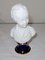 Petit Buste d'Alexandre Brongniart en Biscuit de Porcelaine dans le style de JA Houdon 1