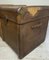 Large Old Travel Trunk Chest Coffee Table, 1900s 7