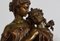 Escultura Jeunes Romaines de bronce de H. Dumaige, siglo XIX, Imagen 8