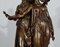 Scultura Jeunes Romaines in bronzo di H. Dumaige, XIX secolo, Immagine 11