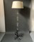 French Wrought Iron Floor Lamp, 1950s 10