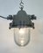 Lámpara industrial de aluminio fundido en gris oscuro de Elektrosvit, años 60, Imagen 13