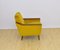 Mid-Century Yellow Velvet Armchair, 1960s 5