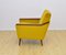 Mid-Century Yellow Velvet Armchair, 1960s, Image 7