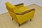 Mid-Century Yellow Velvet Armchair, 1960s, Image 10