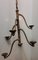 Vintage Brutalist Bronze Hanging Candleholder, 1970s 4
