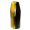 Totem Vase in Mustard and Black Murano Glass from Murano Glam 1