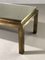 Vintage Bronze and Mirror Glass Coffee Table from Maison Jansen, 1970s, Image 1