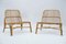 Italian Bamboo & Rattan Armchairs, 1960s, Set of 2 1