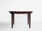 Midcentury Danish round dining table in rosewood 1960s - 4 legs 1