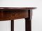 Midcentury Danish round dining table in rosewood 1960s - 4 legs 5