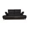 Anthracite Leather Koinor Vivendo 3-Seat Couch Function, Image 3