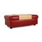 Red Paradise Leather Sofa Set with Corner Sofa and Stool from Stressless, Set of 2, Image 12