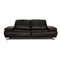 Anthracite Leather 3-Seat Sofa Function by Ewald Schillig 1