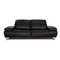 Anthracite Leather 3-Seat Sofa Function by Ewald Schillig, Image 1