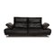 Anthracite Leather 3-Seat Sofa Function by Ewald Schillig, Image 3