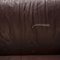 Dark Brown Leather 6300 Sofa Set by Rolf Benz, Set of 2 5