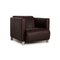 Dark Brown Leather 6300 Armchair by Rolf Benz 1