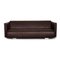 Dark Brown Leather 6300 3-Seat Couch by Rolf Benz 1