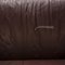 Dark Brown Leather 6300 3-Seat Couch by Rolf Benz 4