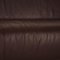 Dark Brown Leather 6300 3-Seat Couch by Rolf Benz 3
