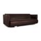 Dark Brown Leather 6300 3-Seat Couch by Rolf Benz 6