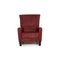 Dark Red Fabric Armchair by Ewald Schillig, Image 8