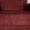Dark Red Fabric Armchair by Ewald Schillig 3