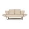 Cream Leather 1600 2-Seat Couch Function by Rolf Benz 3
