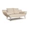 Cream Leather 1600 2-Seat Couch Function by Rolf Benz 7