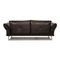 Dark Brown Leather Machalke Denver 2-Seat & 3-Seat Sofas, Set of 2 14