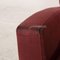 Juego de sofá de tela en rojo oscuro con sofá esquinero y butaca de Ewald Schillig. Juego de 2, Imagen 5