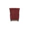 Dark Red Fabric Sofa Set with Corner Sofa and Armchair Couch by Ewald Schillig, Set of 2 17