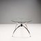 Oval Glass & Chrome Dining Table, Image 4