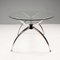 Oval Glass & Chrome Dining Table 5