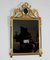 Espejo estilo Luis XVI de madera dorada, principios del siglo XX, Imagen 1
